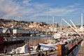 View of the Harbour in Genoa, Italy