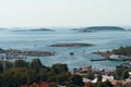 View the harbour of Hanko from water tower