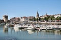 A view of the harbour at La Rochelle Royalty Free Stock Photo