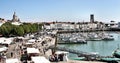 A view of the harbour at La Rochelle Royalty Free Stock Photo