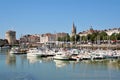 A view of the harbour at La Rochelle