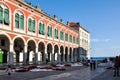 A view of the harbour and the Prokurative building in Trg Republike Republic Square