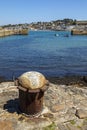 View from the Harbour at St. Michaels Mount in Cornwall, UK Royalty Free Stock Photo