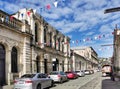 A view of Harbour Street in Oamaru Victorian precinct in the afternoon