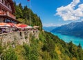 View from the Harderkulm in Switzerland Royalty Free Stock Photo