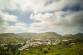 .View of Haria, the valley of the thousand palm trees in Lanzarote