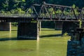 Old RR Bridge in Harper`s Ferry, West Virginia Royalty Free Stock Photo