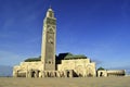 A view of the Hassan II Mosque in Casablanca