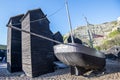 View of the Fisherman`s Museum quarter, Hastings, East Sussex, England