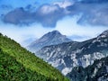 View on Havran peak in Belianske Tatra in Slovakia. Royalty Free Stock Photo