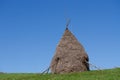 View of a hay bundle Royalty Free Stock Photo