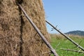 View of a hay bundle Royalty Free Stock Photo