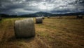 View haystack nature