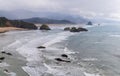 View of Haystack Rock from Ecola State Park.