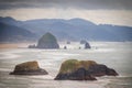 View of Haystack Rock from Ecola State Park.