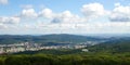 The view from heat sink on hill Devinska kobyla, Slovakia