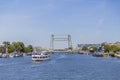 View of The Hef is the popular name of the Koningshaven Bridge Royalty Free Stock Photo