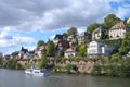 Heidelberg houses on river shore