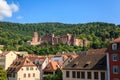 Close up of the Old Bridge on the Heidelberg Castle, Heidelberg, Baden Wuerttemberg, Germany Royalty Free Stock Photo