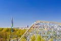 Amusement Park and skyscraper Lakhta Center in SPb