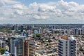 Overhead view overlooking the city of Manaus in the Amazonas, Brazil, South America