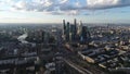 View from the height to the City with Morden Buisness Center