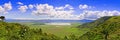 Panoramic view of CraterÃÂ  Ngorongoro at the afternoon