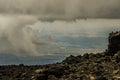 View from the heights of Etna Sicily Royalty Free Stock Photo