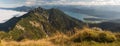 View from Heimgarten and Herzogstand in the Bavarian Alps