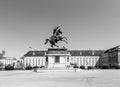 View of Heldenplatz - public space withEquestrian statue of Archduke Charles of Austria