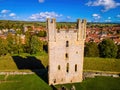 A view of Helmsley, a market town and civil parish in the Ryedale district of North Yorkshire, England Royalty Free Stock Photo