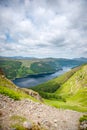 View from Helvellyn towards Thirlmere Lake