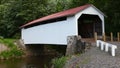 View of Henninger Covered Bridge in Pennsylvania, United States