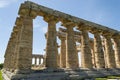 View of Hera Temple in Paestum