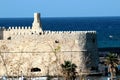 View of Heraklion harbour from the old venetian fort Koule, Crete, Greece Royalty Free Stock Photo