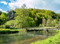 View the `Hersbrucker Alb` in the Pegnitz valley