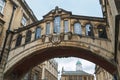 View of the Hertford Bridge, also called the Bridge of Sighs. Royalty Free Stock Photo
