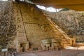 View at the Hieroglyphic Stairway in Archaeological Site of Copan in Honduras