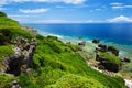 The View from HIGASHI HENNA Cape, Okinawa Prefecture/Japan Royalty Free Stock Photo