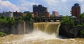 View of the High Falls in the city of Rochester Royalty Free Stock Photo