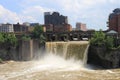 View of the High Falls in Rochester Royalty Free Stock Photo