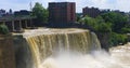 View of the High Falls at Rochester, New York Royalty Free Stock Photo