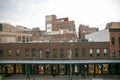 View of the High Line streets in Chelsea, New York. May 2019 Royalty Free Stock Photo