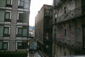 View of the High Line streets in Chelsea, New York. May 2019 Royalty Free Stock Photo