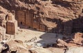 View from High Place of Sacrifice. Petra. Jordan. Royalty Free Stock Photo