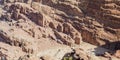 View from High Place of Sacrifice. Petra. Jordan. Royalty Free Stock Photo