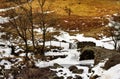 View of High Sweden Packhorse Bridge Royalty Free Stock Photo