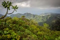 Lush jungle mountains of Hawaii Royalty Free Stock Photo