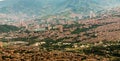 A view from high up over Medellin Colombia. Royalty Free Stock Photo