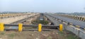 View of highway darbhanga to phulprash at one bridge in jhanjharpur madhubani bihar india